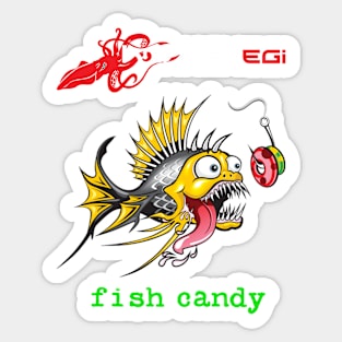 Fish Candy Kraken Sticker